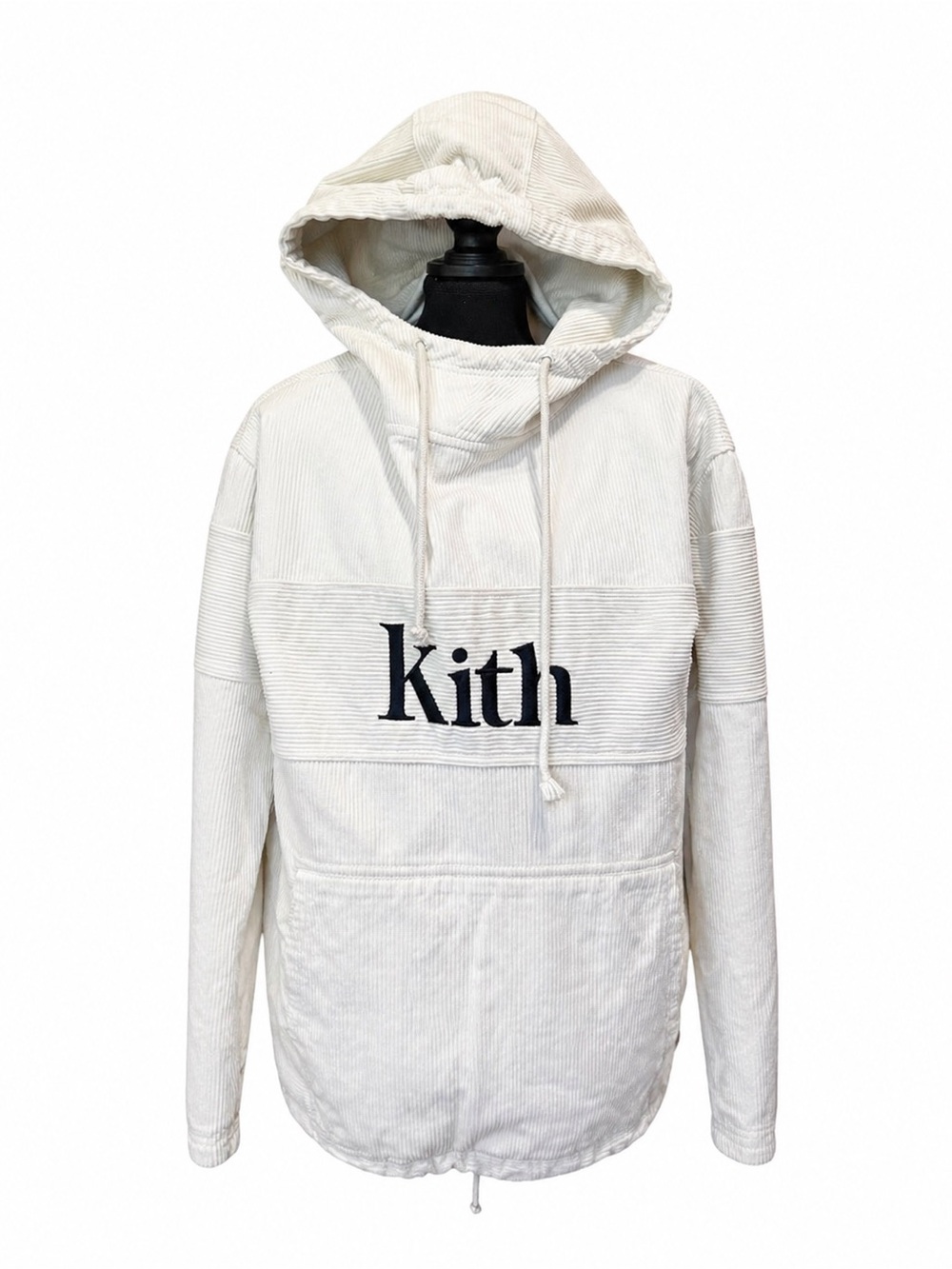 Kith Men’s Cream Corduroy Hoodie Jacket